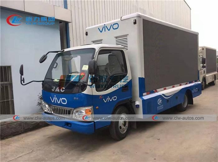 China Chengli JAC LED Display Advertising Truck 3 Sides Screen Mobile Billboard Truck with Sound System