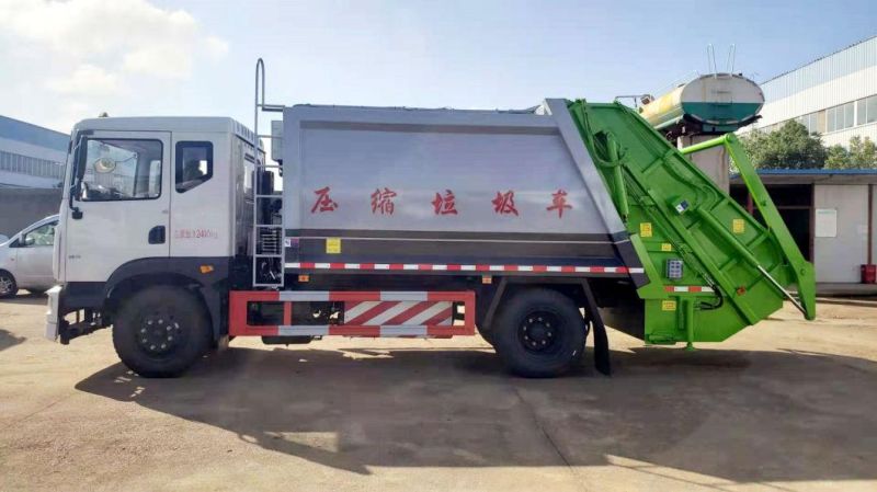 Natural Gas Compressed Garbage Truck 10cbm 14cbm CNG Garbage Truck Factory Outlet