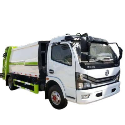 Dongfeng Chassis New Single Cab 165HP Diesel Type Manual Left Hand Drive Garbage Truck