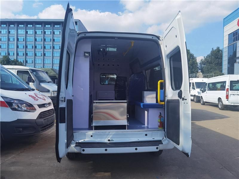 China Ford Chassis Brand New Ambulance Prices for Sale