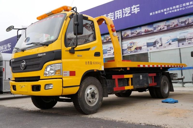 Foton Road Recovery Truck 3tons Flatbed Tow Truck Price