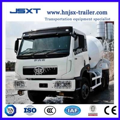 Jushixin China High Quality FAW 8-10m3 Concret Mixer Truck