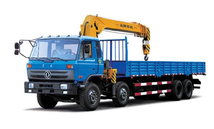 Factory Supplied Dongfeng 8X4 Right Hand Drive 10 Ton Truck Mounted Crane Low Price for Sale