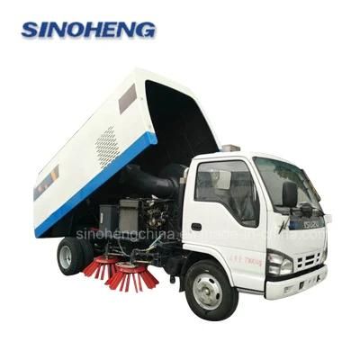 China Factory Direct Isuzu Chassis Vacuum Road Cleaning Street Sweeper Truck