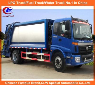 Foton 4X2 10000litres Waste Food Garbage Compactor Truck