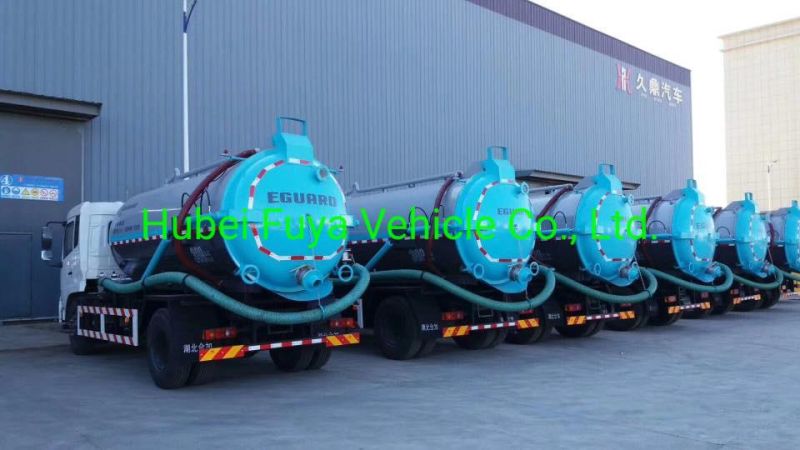 Factory 10 000 Waste Water Sewage Suction Bullet Truck