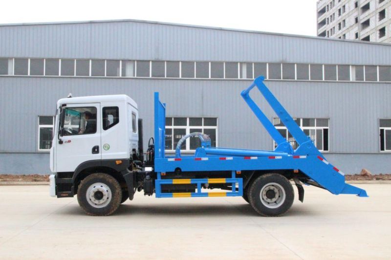 10cbm Dongfeng Refuse Rubbish Collection Truck Swing Arm Container Garbage Trucks