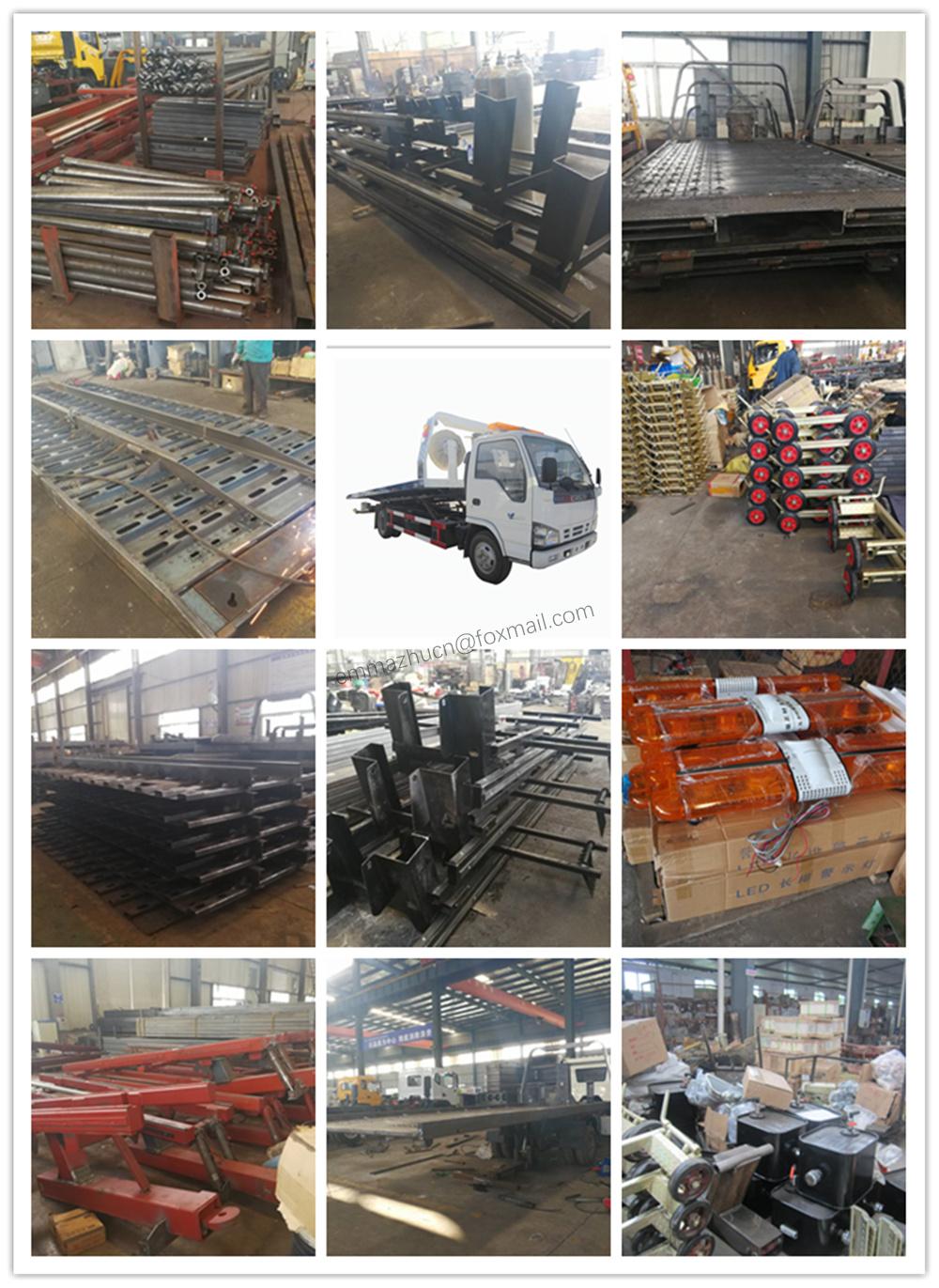 China Supplier 4tons 6tons Tow Wrecker Body Tilt Tray Slading for Sale