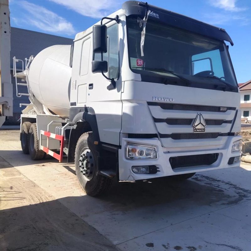 Export High-Quality Second-Hand Concrete Mixer HOWO 10-20m3 Cement Mixing Tank Truck