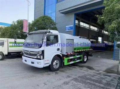 Electric Driven 5000L 5cbm 5m3 Fecal Suction Tank Truck for Sewer Cleaning