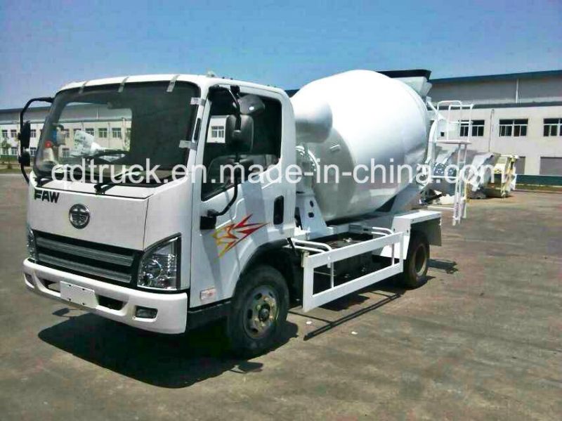 6m3 construction machinery concrete mixer truck 6x4