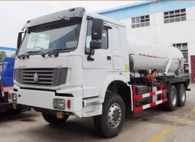 18tons HOWO 6wd All Driven 6X6 18000L 18m3 18 Cubic 18000 Litres Vacuum Suction Truck