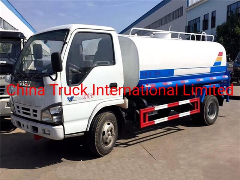 Isuzu Npr 600p 4*2 120HP Water Truck with Diesel Engine