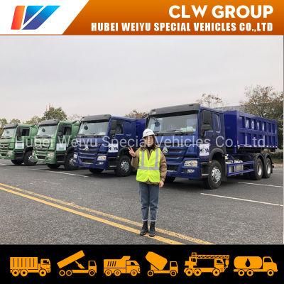 20tons 20m3 Hook Arm Container Waste Collection Sinotuk HOWO Roll off Dumpster Garbage Truck