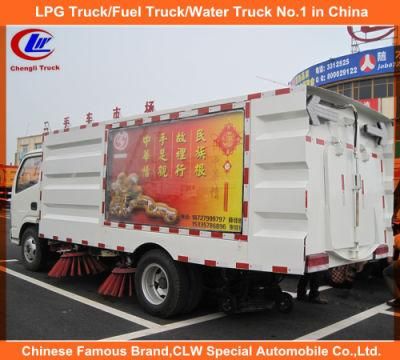 Dongfeng 99HP Street Cleaning Vacuum Road Sweeper Truck