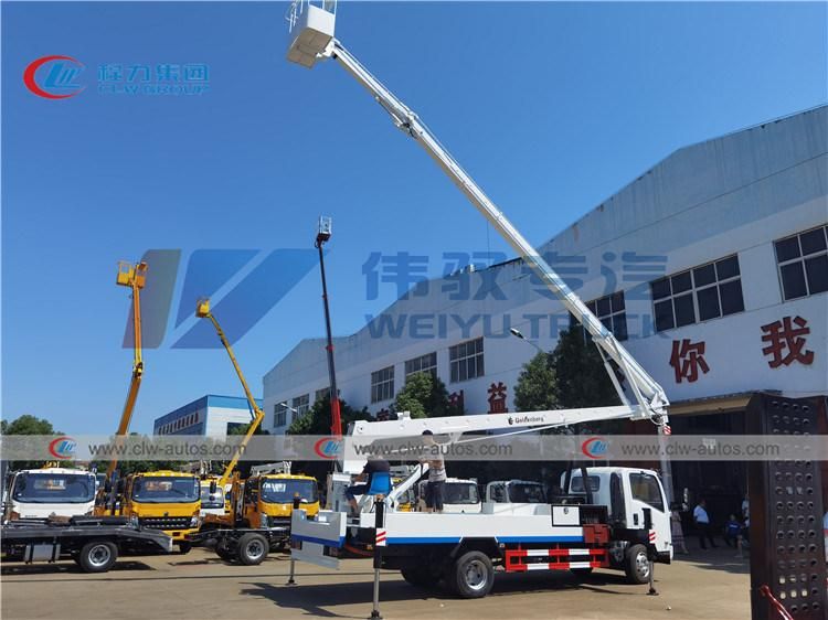 Isuzu 22meters Telescopic Boom Aerial Platform Working Truck 20m Aerial Bucket Truck