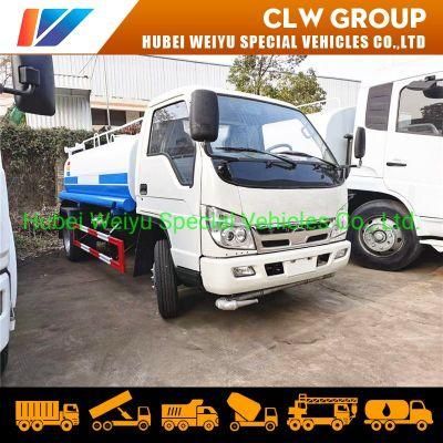 Foton 5000liters 5cbm 5tons Water Bowser Truck Water Sprinkler Truck Water Delivery Truck