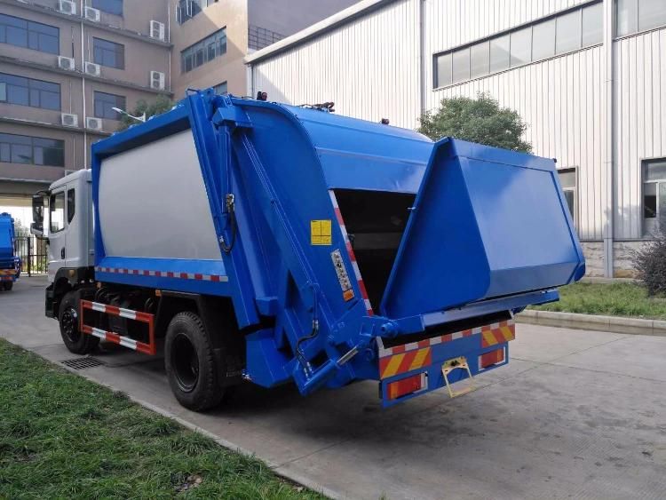 Rear Loader Diesel Fuel 11cbm 12cbm 13cbm 14cbm Solid Waste Management Waste Compactor Truck