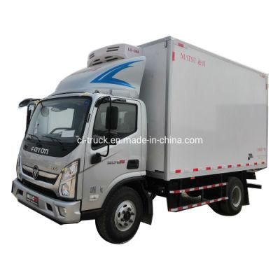 Foton Aumark Small Mini 4tons 5tons Refrigerated Freezer Truck for Sale