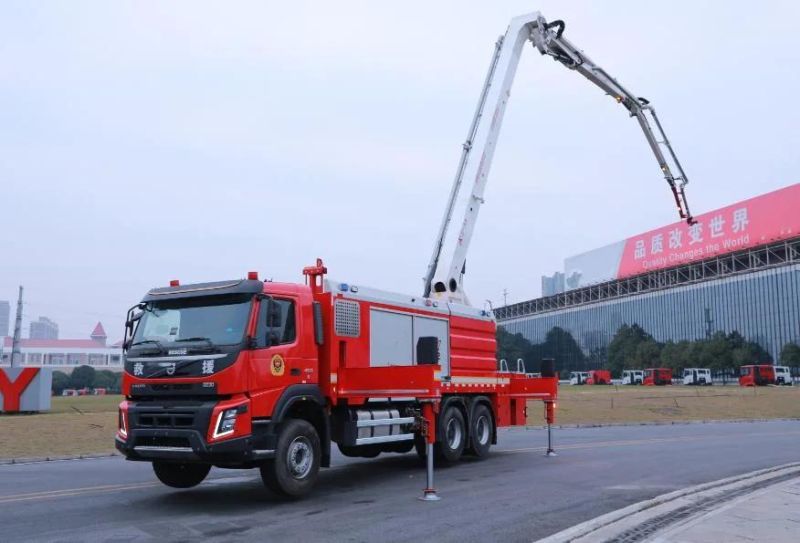 China Brand 48m Sym5400jxfjp48 Water Tower Fire Truck