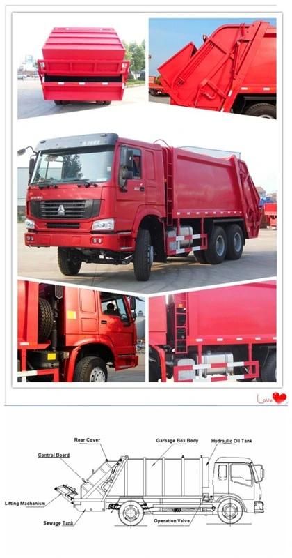 Factory Direct Selling Compressed Garbage Truck Sinotruk Garbage Truck Good Price Garbage Compactor Truck