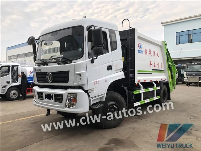 Dongfeng 4X2 10 Cubic Meters 8tons 8t 10cbm Compactor Garbage Refuse Vehicle Compression Refuse Truck for Sale