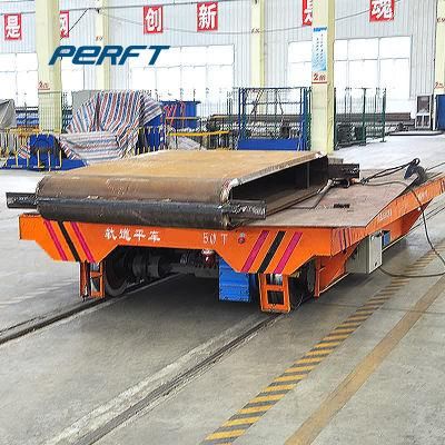 Steel Mill Using Platform Handling Trolley for Material Transport