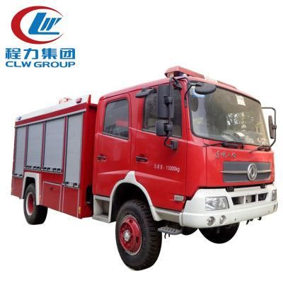 4X2 6000L Fire Extinguisher Foam Powder Water Tank Fire Rescue Vehicle Fire Engine Fire Fighting Truck for Sale