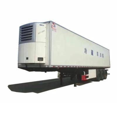 3 Axles Refeer Semi Trailer Truck -15c Loading Capacity Is 40tons Vans Cold Freezer Box Refrigerated Trailer Truck Cheap Price