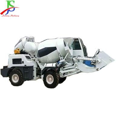 Automatic Feeding Concrete Mixing Tank Truck Cement Mortar Mixing Equipment