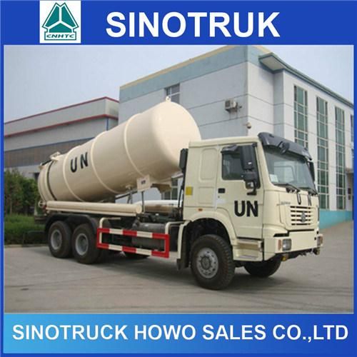 HOWO 15cbm Sewage Suction Tank Truck Price