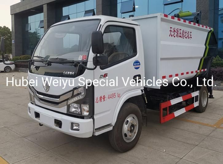 5m3 5cubic Meters Leak-Free Compressed Garbage Truck Waste Collecting Transit Rubbish Truck