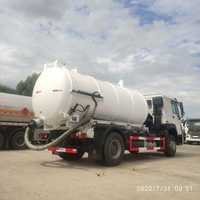 China 20 Ton Diesel 150-250HP Sewage Suction Truck for Sale