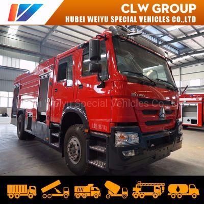 HOWO 6cbm Water 2cbm Foam City Fire Fighting Truck Fire Engine