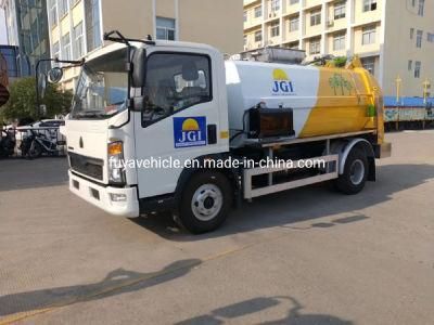 Sinotruk HOWO 116HP 5 Tons Mobile Kitchen Waste Garbage Truck for Food