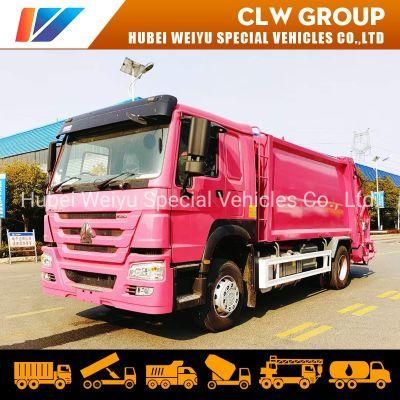 12000liters 12cbm Sinotruk HOWO 4X2 Compactor Garbage Truck Trash Collection Truck Garbage Removal Truck for Sanitation