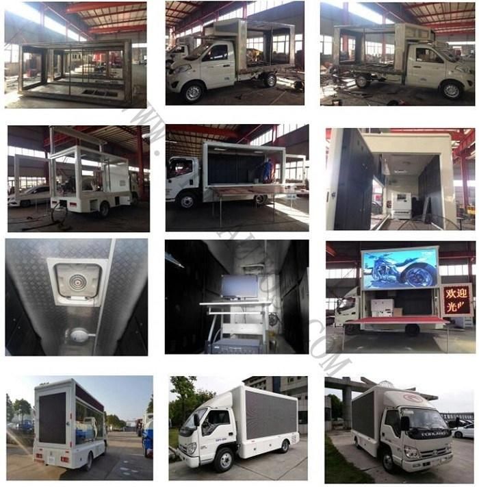 Outdoor P3 P4 P5 LED Screen Mobile Cinema Billboard LED Advertising Truck with Video Sound System for Road Show