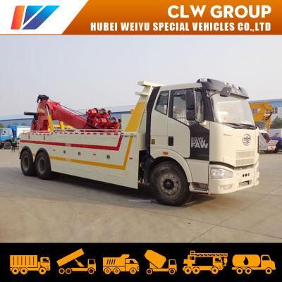 FAW 6X4 Remote Control 20t 20tons Rotator Tow Wrecker Truck