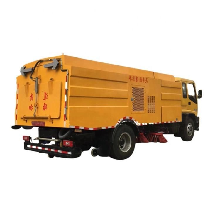Japan Brand New Ftr Road Sweeper Truck Vacuum 8 Cbm Garbage +2 Cbm Water Flushing Stainless Steel Tank Vacuum Dust Cleaner