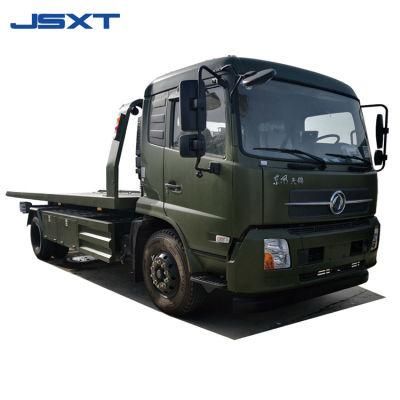 Dongfeng 4X2 Recovery Wrecker Tow Truck Multipurpose Platform Car Tilt Slide Tray