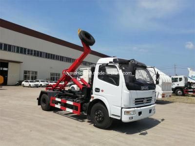 Rhd 6m3 6ton 6 Cubic 6 Ton Hook Lift Garbage Truck