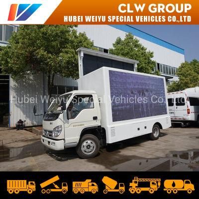 Foton Forland 4X2 LED Billboard Truck High Brightness LED Advertising Truck Mobile Stage Truck for Roadshow