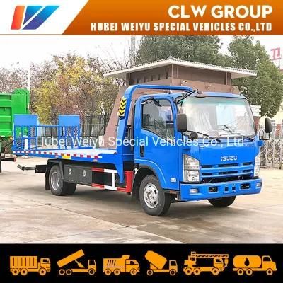 Isuzu 4X2 Towing Truck 5tons 6tons Recovery Road Wrecker Flatbed Tow Truck Isuzu Wrecker Truck