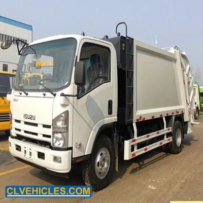 Isuzu 4X2 8cbm Refuse Compactor Vehicle Garbage Compactor Truck