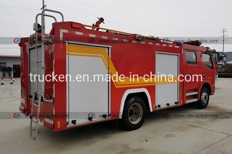 Dongfeng 4X2 6 Wheels Wheeler 5000L Rescue Emergency Fire Engine Fighting Truck