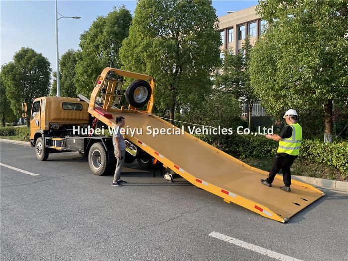 Sinotruk HOWO 5tonne Wrecker Towing Truck Flatbed Recovery Truck