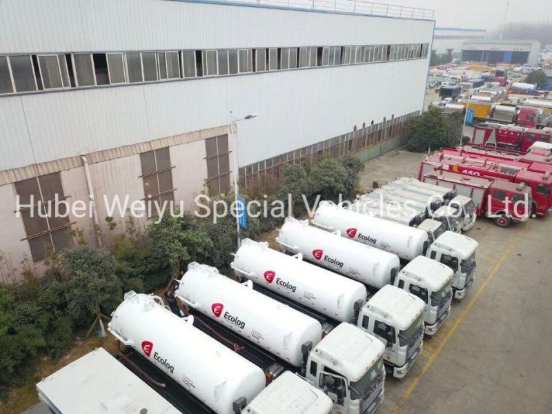 Dongfeng16tons 16m3 Vacuum Sewer Suction Tanker Truck for Sale