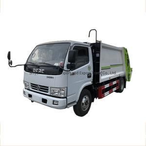 Dongfeng Chassis Diesel 130HP 6cbm Light Duty Garbage Compactor Truck