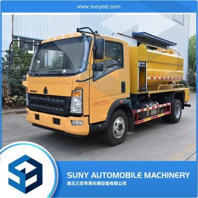 Sinotruk 2-4cbm Sewage Vehicles Sewage Sucker Unit Septic Tank Truck