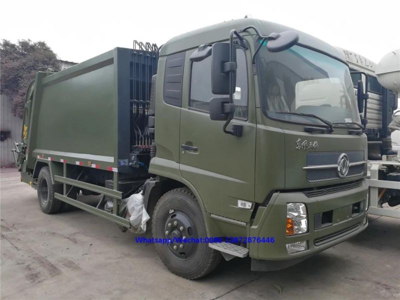 Dongfeng Tianjin Compactor Garbage Truck 10m3